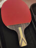 红双喜狂飙九星乒乓球拍单拍黑檀面材芳碳5+2AC结构 7层攻防H9006直含球 实拍图