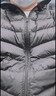 鸭鸭（YAYA）轻薄羽绒服男短款26新款秋冬新款立领保暖防寒轻便排骨反季外套KX 潜水绿 L 175 【建议130-155斤】 实拍图