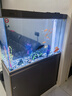 森森（SUNSUN）大型鱼缸底过滤水族箱客厅家用落地玻璃生态金鱼缸 屏风隔断款 1米长35cm宽（黑白灰可选） 实拍图