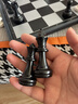 友邦（UB） 国际象棋黑白磁性折叠便携成人儿童学生教学用棋4812B-C(大号) 实拍图