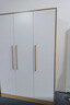 白浅衣柜卧室对开门衣柜实木组合现代简易家用柜子收纳儿童衣柜 80+120组合柜 实拍图