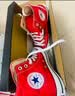 匡威（Converse）All Star夏季经典帆布男女高帮休闲运动鞋黑色1Z588 101013/红色 38 实拍图