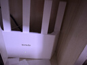 Tenda腾达路由器【千兆WiFi6+穿墙王】无线AX3000信号放大器增强家用Mesh限时补贴金榜一名云霄白立式 实拍图