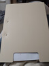 得力（deli）A4双夹横式折页板夹文件夹夹板 书写板夹写字板诗朗诵签约夹板 试卷资料收纳夹 PE126 白色 实拍图