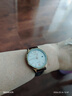万晨手表带男真皮适用西铁城万国欧米茄天梭浪琴美度天王卡西欧DW女棕色-银针扣 表盘接口宽度15mm 实拍图