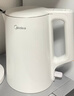美的（Midea）电热水壶家用烧水壶泡茶0涂层食品级304不锈钢自动断电双层防烫全钢无缝1.5L大容量 MK-HJ1566 实拍图