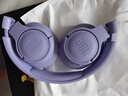 JBLT770NC头戴式主动降噪蓝牙耳机 手机电脑笔记本耳机游戏无线有线耳机  紫色 实拍图