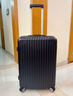 梵地亚行李箱男24英寸万向轮拉杆箱大容量旅行箱飞机密码箱女皮箱子黑色 实拍图