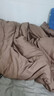 京东京造100%纯棉四件套 床上用品抑菌全棉床单被套200*230cm1.5/1.8米床 咖色 实拍图
