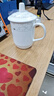 陶相惠茶杯陶瓷带盖开会杯子家用350ml办公茶杯商务会议杯办公水杯玉莲 实拍图