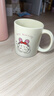 马克杯高颜值ins风陶瓷杯卡通咖啡杯办公室家用早餐喝水杯子可爱 奶油色可爱女孩马克杯 实拍图