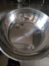 【不锈钢】和面盆厨房烘焙家用火锅盆洗菜打蛋汤锅盆醒面盆料理盆 32cm【热卖款】不锈钢 和面盆 实拍图