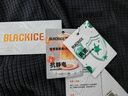黑冰男款抗菌轻量舒适保暖1/2拉链抓绒衣保暖打底男装 FAF1101 灰黑色 XL 实拍图