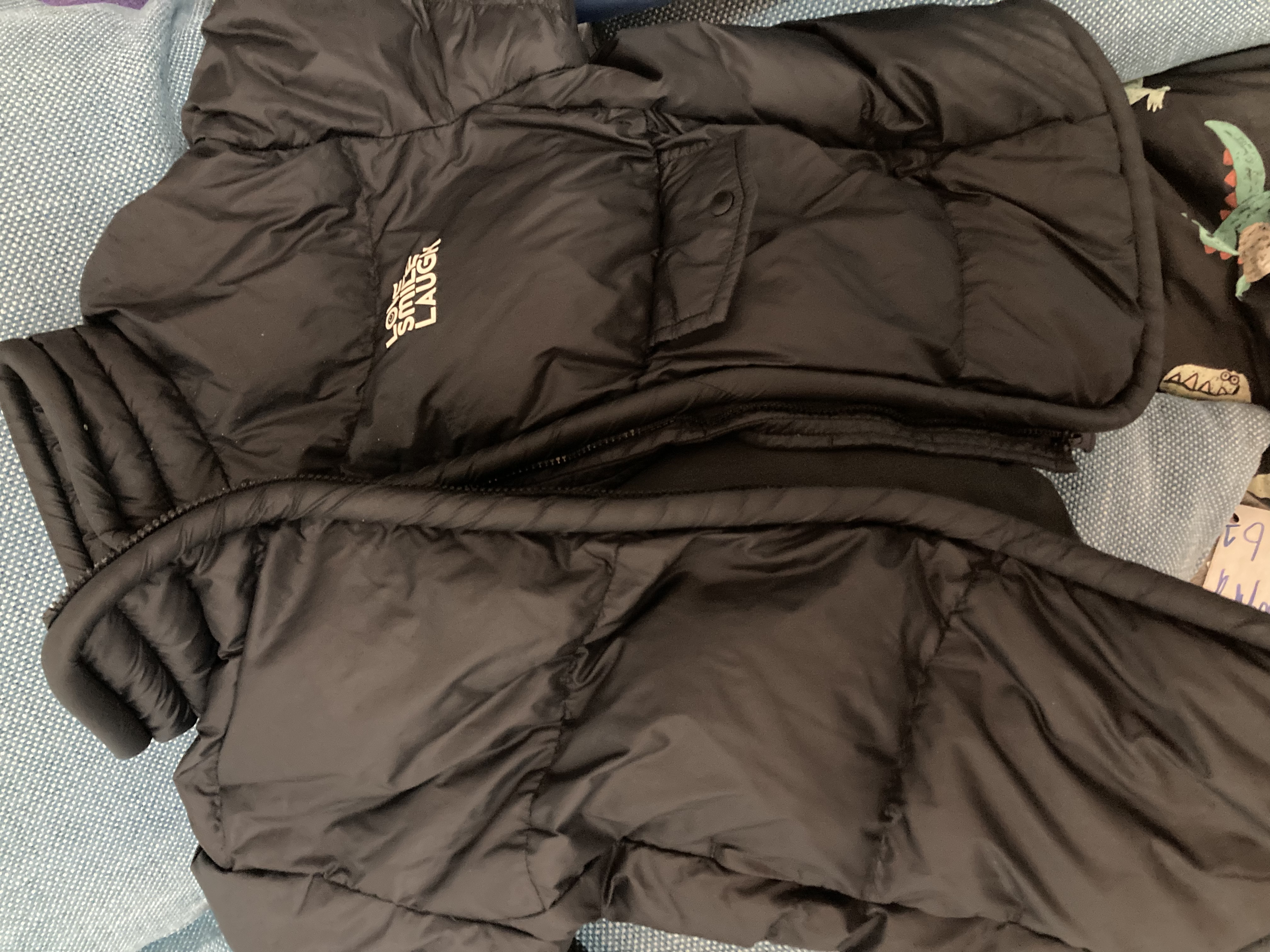 巴拉巴拉童装儿童羽绒服男童外套女童面包服冬装保暖立领外套时尚 黑色90001-灰鸭绒 120 cm 实拍图
