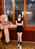 CAMILA KSENIA老爹鞋女士2026年新款夏季休闲跑步鞋百搭厚底增高网面透气运动鞋 灰蓝色 36 实拍图