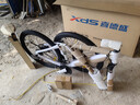 喜德盛（xds）山地自行车黑客350 X6铝合金车架21速变速机械碟刹 白灰17寸（适合身高165-180cm） 实拍图