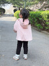 牧萌儿童防晒衣男女童防晒服夏季冰丝凉感宝宝防晒外套披肩 水蜜桃 M 实拍图