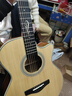 BROOK 布洛克v12吉他单板民谣吉他面单木吉他初学者乐器 40英寸原木色缺角V12N-ACM 实拍图