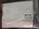 登比白边自封袋【加厚20丝】10号24*35cm/50只防水食品PE透明密封袋 实拍图