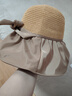 FitonTon遮阳帽子女全顶防晒帽黑胶防紫外线太阳帽夏加宽帽檐户外百搭草帽 实拍图
