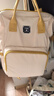 十月结晶妈咪包上班旅行双肩包多功能大容量母婴包时尚手提背包 缃叶黄 实拍图