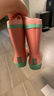 柠檬宝宝儿童雨鞋高筒女童男孩防水防滑橡胶雨靴学生水鞋 粉色蛋糕 26 实拍图