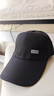 【热巴同款】加大棒球帽帽子男女大头围显脸小春夏字母百搭棒球帽 侧标-黑色 实拍图
