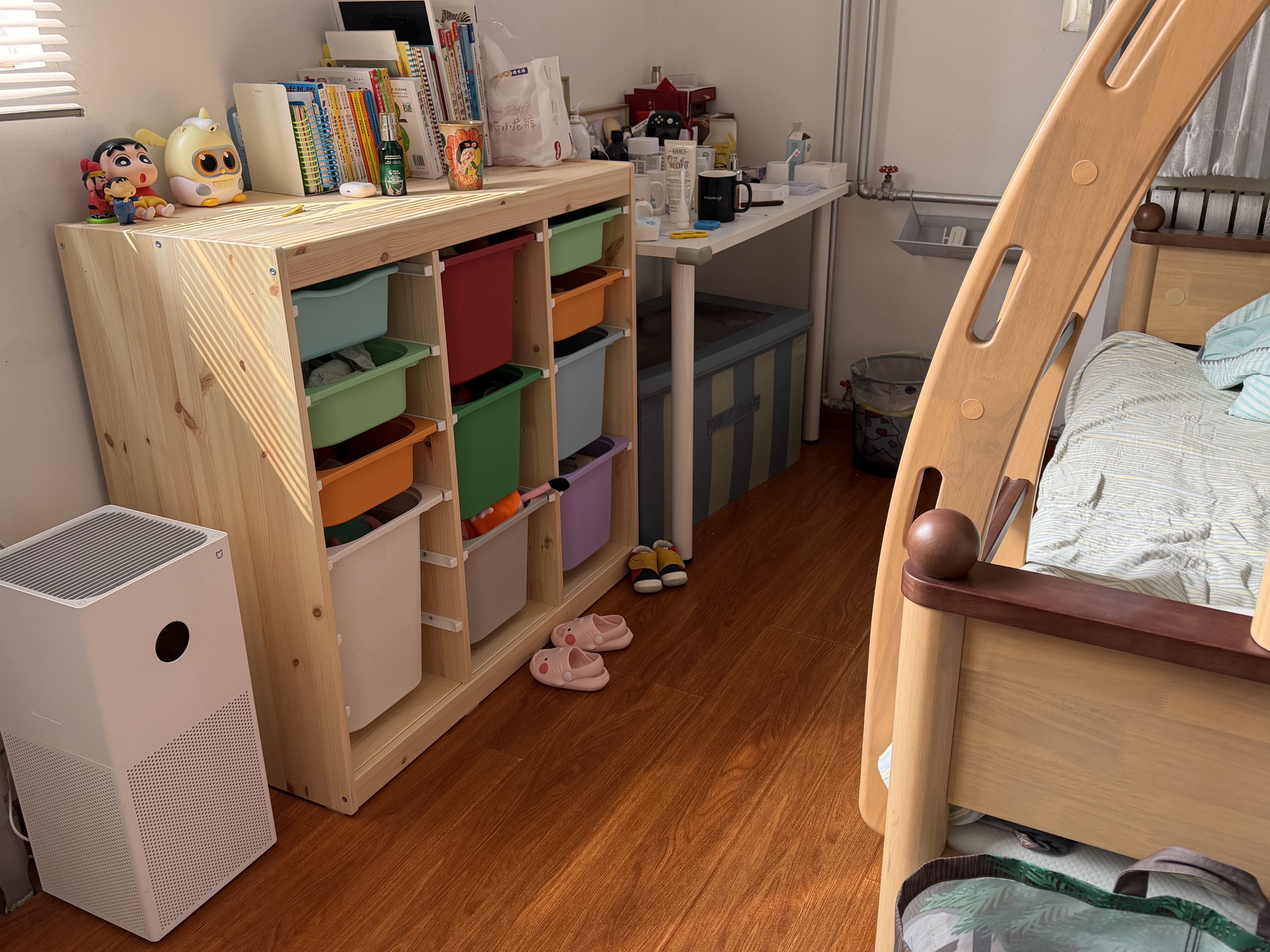 宜家（IKEA）TROFAST舒法特塑料收纳箱玩具储物盒分层儿童储物收纳架配件箱 白色储物配件箱42x30x36cm 实拍图