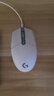 罗技（G）G102 有线游戏鼠标 白色 RGB灯效 吃鸡鼠标 绝地求生 轻量化设计 G102第二代 实拍图