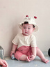 英氏（YEEHOO）【2件装】婴儿哈衣新生儿连体衣包屁衣夏季爬服纯棉宝宝短袖薄款 大象襟哈【2件装】 80cm (9-18个月-建议73-80cm 8.5-10.0kg) 实拍图