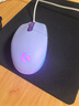 罗技（G）G102 有线游戏鼠标 淡紫色 RGB灯效 轻量化设计 吃鸡鼠标 赛博朋克 200-8000DPI 实拍图