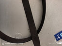 回力皮带男士真皮无牙内穿自动扣腰带男士商务纯中青年潮流牛皮裤腰带 黑色款式一【130cm】 实拍图