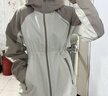 波司登（BOSIDENG）【叠变】冲锋衣鹅绒服明星同款女短三合一外套B250331302 米白/深棕褐 XS 155/80A 体重约100斤以内 实拍图