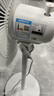 美的（Midea）【品质推荐】七叶轻音柔风电风扇/家用省电落地扇/台式电扇/广角摇头节能宿舍小型风扇 SAE35CA 实拍图