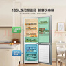 海信186L两门小冰箱二级能效直冷小户型租房宿舍家用电冰箱银色BCD-186S1RNKQD 实拍图