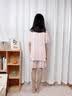 浪莎（LangSha）夏款莫代尔女童睡衣女孩空调服宝宝家居服荷叶套装 实拍图