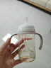 贝亲（Pigeon）自然离乳PPSU重力球吸管奶瓶 双把手240mL6月+(附带6月+12月奶嘴) 实拍图