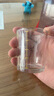 二两白酒杯描金带刻度家用高档酒具2两杯套装钢化玻璃杯啤酒杯子 2两刻度白酒杯(1只装) 实拍图