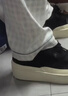 adidas NIZZA PLATFORM厚底增高运动帆布鞋女阿迪达斯三叶草 一号黑/白   35.5 实拍图