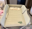 babycare尿布台多功能可折叠新生儿护理台抚触洗澡便携婴儿床-温特绿 实拍图