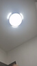 惠普精工卧室吸顶灯led现代简约餐厅书房灯具圆形40cm遥控三色 实拍图
