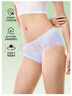 全棉时代女士中腰【年度热销款7A抗菌】高弹不变形不闷汗内裤女3条装 实拍图