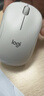 罗技（Logitech）M221 轻音鼠标 无线鼠标 办公鼠标 对称鼠标 带无线微型接收器 米白色 实拍图