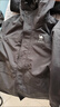 骆驼（CAMEL）三防冲锋衣户外登山服防风防水防污三合一运动外套 AD12263514X抓绒内胆幻影黑男女 XS 实拍图
