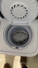奥克斯（AUX）洗衣机半自动家用双缸双桶大容量小型租房宿舍波轮双杠强力去污省水电 7.5公斤【洗4.5+脱3+终生联保】黑色 双缸 实拍图