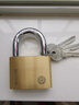 梅花（BLOSSOM）铜挂锁 自动门锁60MM 防水防锈仓库学校大铁门锁9060 实拍图