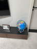得力32cm金属万向地球仪学生高中小学生夜灯礼物办公摆件送5件套配件 浅蓝 实拍图