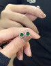 唐后（TH）唐后纯银镶翡翠耳钉轻奢日常通勤约会高级感耳饰送女友闺蜜耳环 实拍图