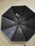 天堂伞 防紫外线晴雨伞三折 雨伞黑胶防晒太阳伞遮阳晴雨伞 银星蓝 实拍图