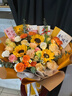 馨仪鲜花速递玫瑰向日葵康乃馨花束生日礼物全国同城配送 向日葵玫瑰混搭花束 实拍图